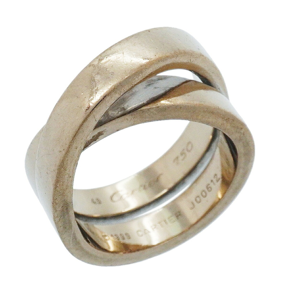 Cartier Esprit de Paris Ring, 18K White Gold, Size 49, Ladies'